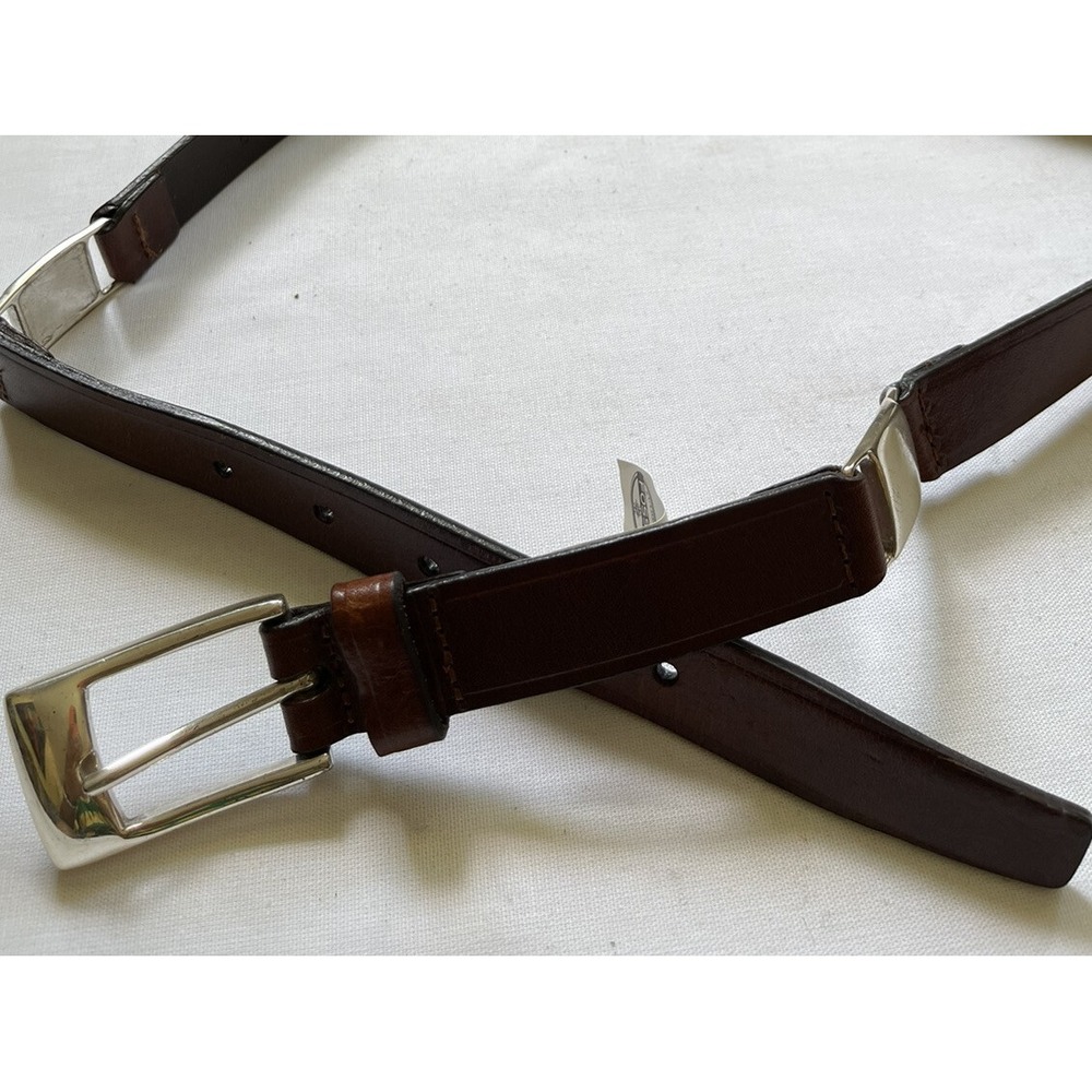 Fossil Leather‎ Belt Womens Medium Medallions Brown Concho 32 34 Waist Western - Picture 10 of 10